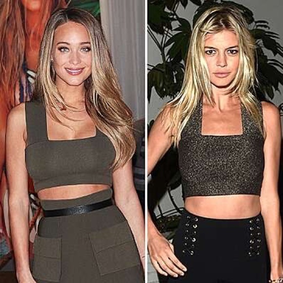 ♡BNWT $235 ICONIC A.L.C.™ ☆Ali☆ Metallic Signature Crop Top♡ Size XS♡ - Picture 9 of 10